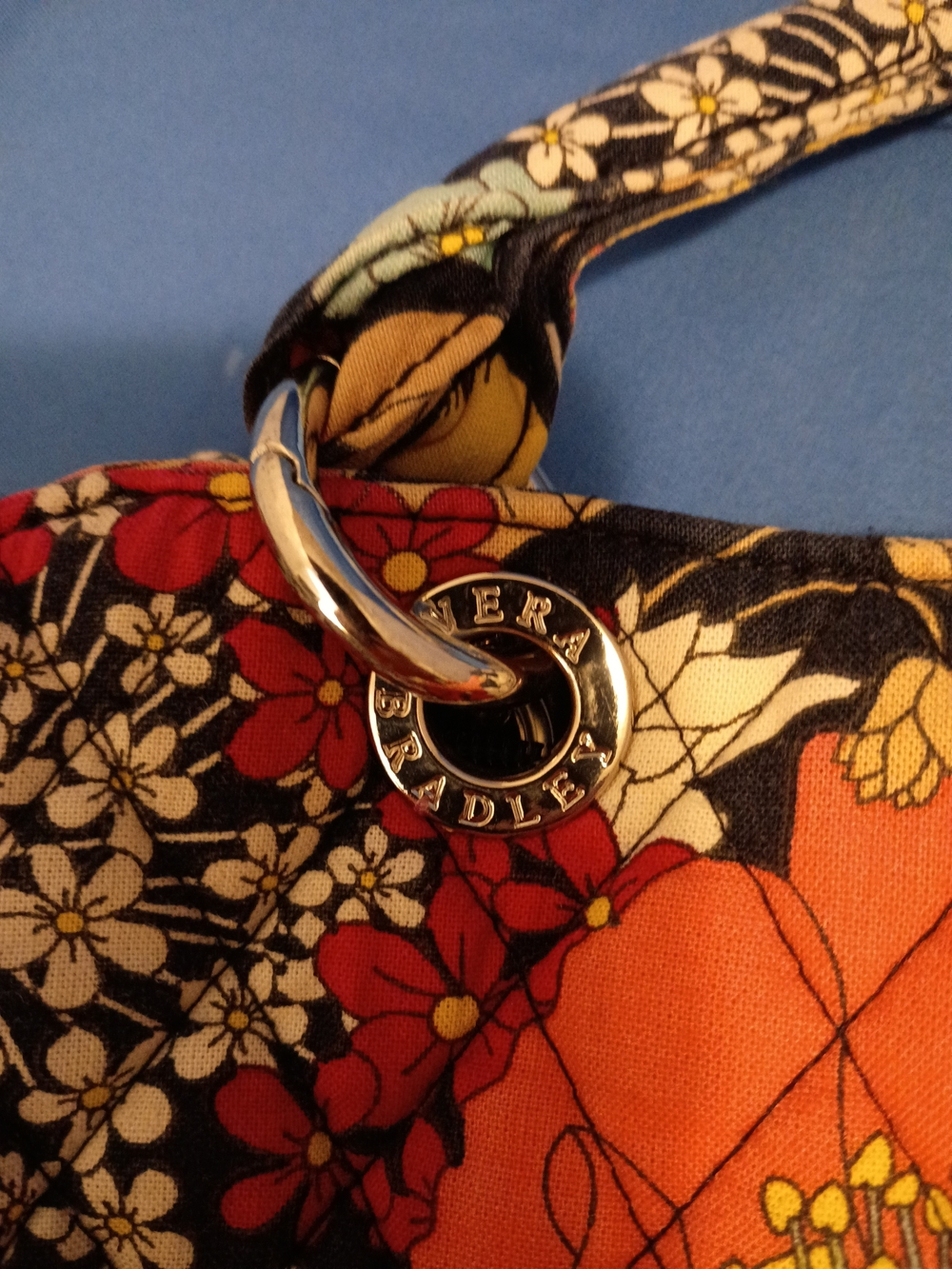 Vera Bradley Quilted Eloised Retired Floral Hand Bag - Picture 2 of 5